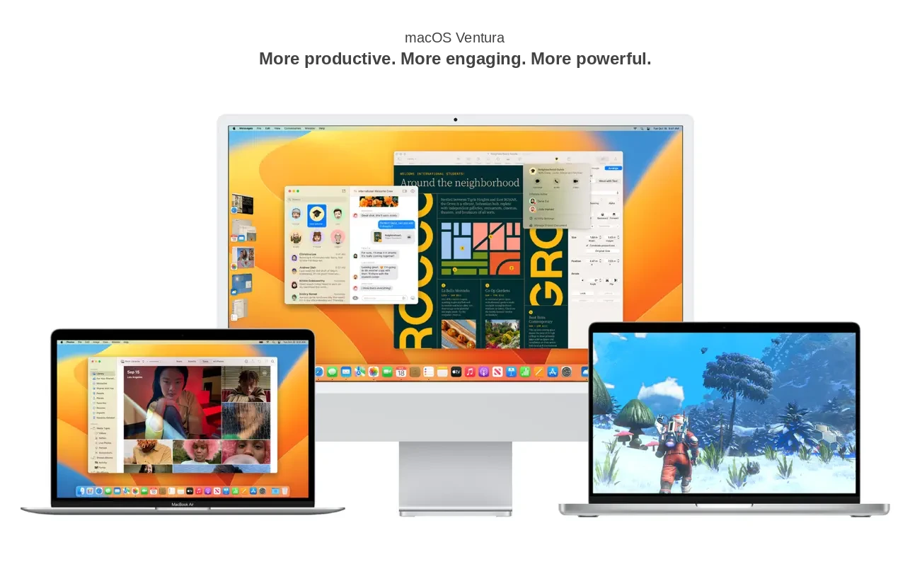 macOS Ventura screenshot 1
